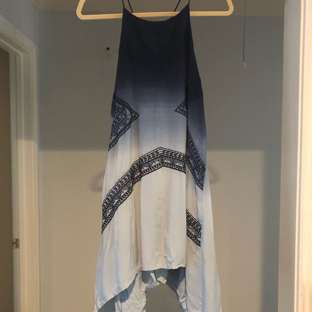 Blue ombré dress